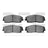 Dynamite Friction 1310-1056-00 Disc Brake Pad Set - Front