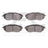 Dynamite Friction 1310-1078-00 Disc Brake Pad Set - Front