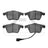Dynamite Friction 1310-1111-00 Disc Brake Pad Set - Front