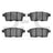 Dynamite Friction 1310-1259-00 Disc Brake Pad Set - Rear