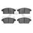 Dynamite Friction 1310-1467-00 Disc Brake Pad Set - Front