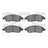 Dynamite Friction 1310-1592-00 Disc Brake Pad Set - Front