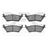 Dynamite Friction 1310-1602-00 Disc Brake Pad Set - Rear