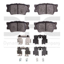 Dynamic Friction 1310-1632-02 Disc Brake Pad Set - Rear