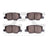 Dynamite Friction 1310-1679-00 Disc Brake Pad Set - Rear