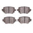 Dynamite Friction 1310-1779-00 Disc Brake Pad Set - Rear
