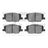 Dynamite Friction 1310-1811-00 Disc Brake Pad Set - Front