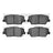 Dynamite Friction 1310-1815-00 Disc Brake Pad Set - Front