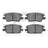 Dynamite Friction 1310-1844-00 Disc Brake Pad Set - Front