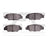 Dynamite Friction 1310-1846-00 Disc Brake Pad Set - Rear