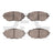 Dynamite Friction 1310-2065-00 Disc Brake Pad Set - Front