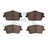 Dynamite Friction 1310-2137-00 Disc Brake Pad Set - Front