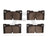 Dynamite Friction 1310-2173-00 Disc Brake Pad Set - Front