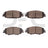 Dynamite Friction 1310-2176-00 Disc Brake Pad Set - Front