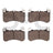 Dynamite Friction 1310-2184-00 Disc Brake Pad Set - Front