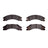 Dynamite Friction 1311-1329-00 Disc Brake Pad Set - Rear