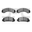 Dynamic Friction 1400-0387-00 Disc Brake Pad Set - Front