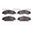 Dynamite Friction 1400-1092-00 Disc Brake Pad Set - Front