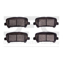 Dynamic Friction 1400-1806-00 Disc Brake Pad Set - Rear