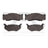Dynamite Friction 1551-0084-00 Disc Brake Pad Set - Front or Rear