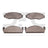 Dynamite Friction 1551-0091-00 Disc Brake Pad Set - Front