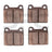 Dynamite Friction 1551-0096-00 Disc Brake Pad Set - Front