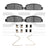 Dynamite Friction 1551-0131-01 Disc Brake Pad Set - Front