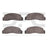 Dynamite Friction 1551-0133-00 Disc Brake Pad Set - Front