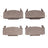 Dynamite Friction 1551-0191-00 Disc Brake Pad Set - Front