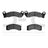 Dynamite Friction 1551-0200-00 Disc Brake Pad Set - Front
