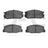 Dynamite Friction 1551-0245-00 Disc Brake Pad Set - Front