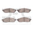 Dynamite Friction 1551-0281-00 Disc Brake Pad Set - Front