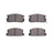 Dynamite Friction 1551-0282-00 Disc Brake Pad Set - Front