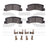 Dynamite Friction 1551-0325-01 Disc Brake Pad Set - Rear