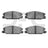 Dynamite Friction 1551-0363-00 Disc Brake Pad Set - Front