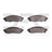 Dynamite Friction 1551-0376-00 Disc Brake Pad Set - Front
