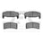 Dynamite Friction 1551-0377-00 Disc Brake Pad Set - Rear