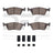 Dynamite Friction 1551-0381-01 Disc Brake Pad Set - Rear