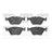 Dynamite Friction 1551-0394-10 Disc Brake Pad Set - Front