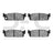 Dynamite Friction 1551-0481-00 Disc Brake Pad Set - Rear