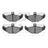 Dynamite Friction 1551-0491-00 Disc Brake Pad Set - Rear