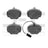 Dynamite Friction 1551-0518-00 Disc Brake Pad Set - Rear
