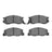 Dynamite Friction 1551-0527-00 Disc Brake Pad Set - Front