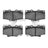 Dynamite Friction 1551-0611-00 Disc Brake Pad Set - Front