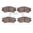 Dynamite Friction 1551-0643-00 Disc Brake Pad Set - Front