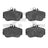 Dynamite Friction 1551-0645-00 Disc Brake Pad Set - Front