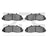 Dynamite Friction 1551-0679-00 Disc Brake Pad Set - Front
