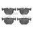 Dynamite Friction 1551-0683-00 Disc Brake Pad Set - Rear