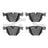 Dynamite Friction 1551-0683-10 Disc Brake Pad Set - Rear
