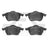 Dynamite Friction 1551-0687-00 Disc Brake Pad Set - Front